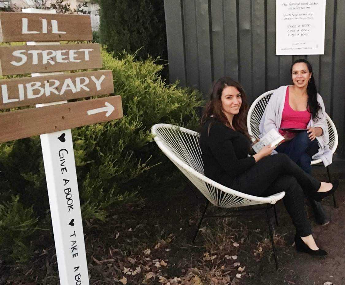 You are welcome to talk in Canberra's street libraries