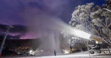 The snow must go on! New snow guns fired up for the first time at Thredbo