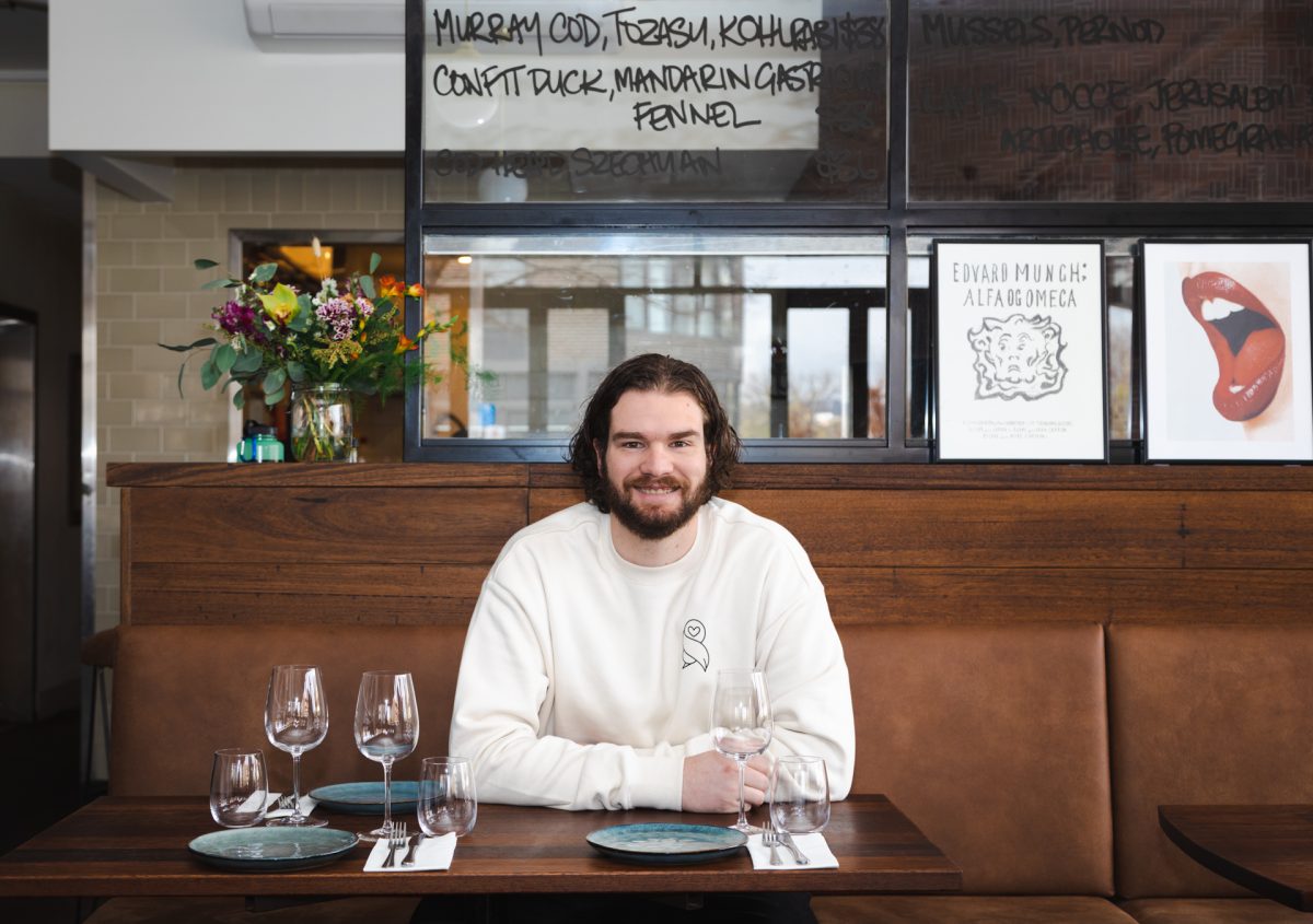 Man sitting at table