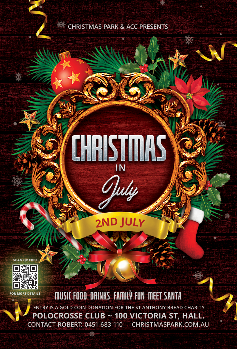 Christmas In July Flyer