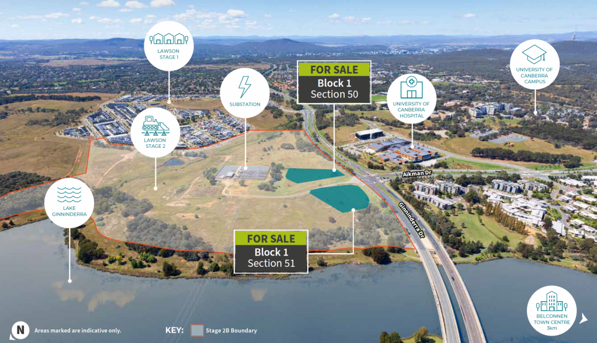 Land release site map