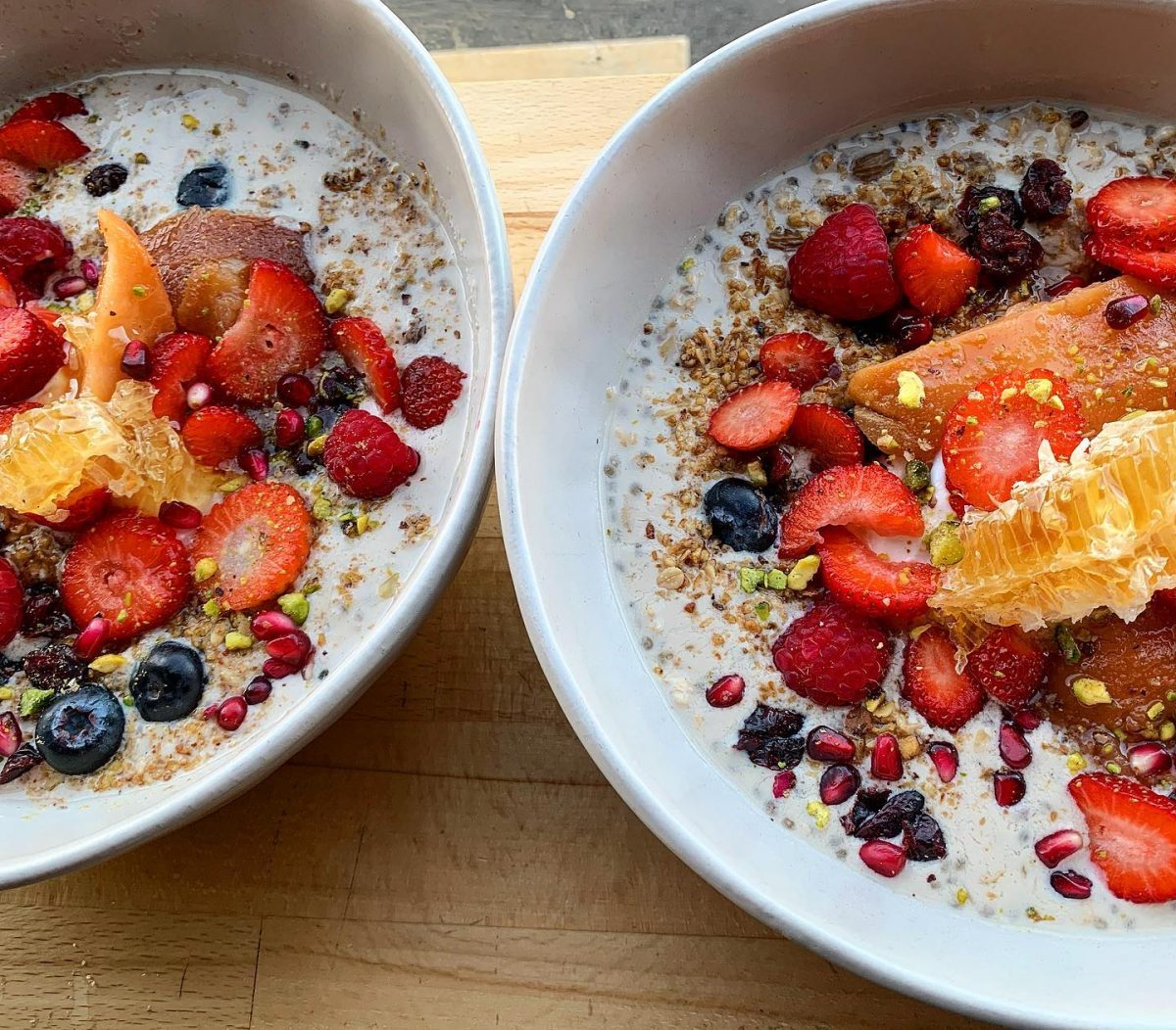 Muesli in a bowl