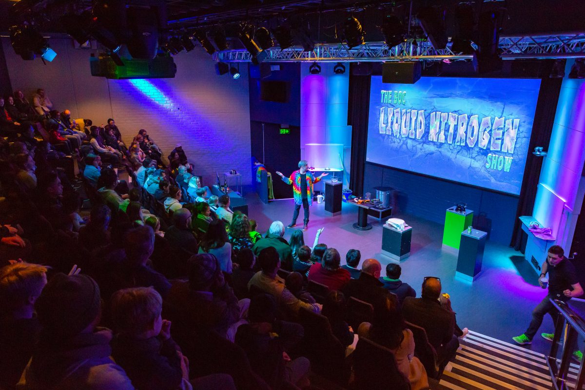 Questacon Liquid Nitrogen Show