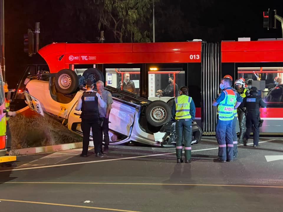 Light rail accident