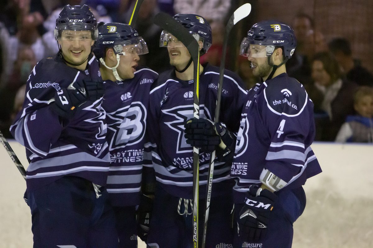 AIHL Game 46 - CBR Brave v Newcastle North Stars Hockey Fights Cancer  Charity Match.