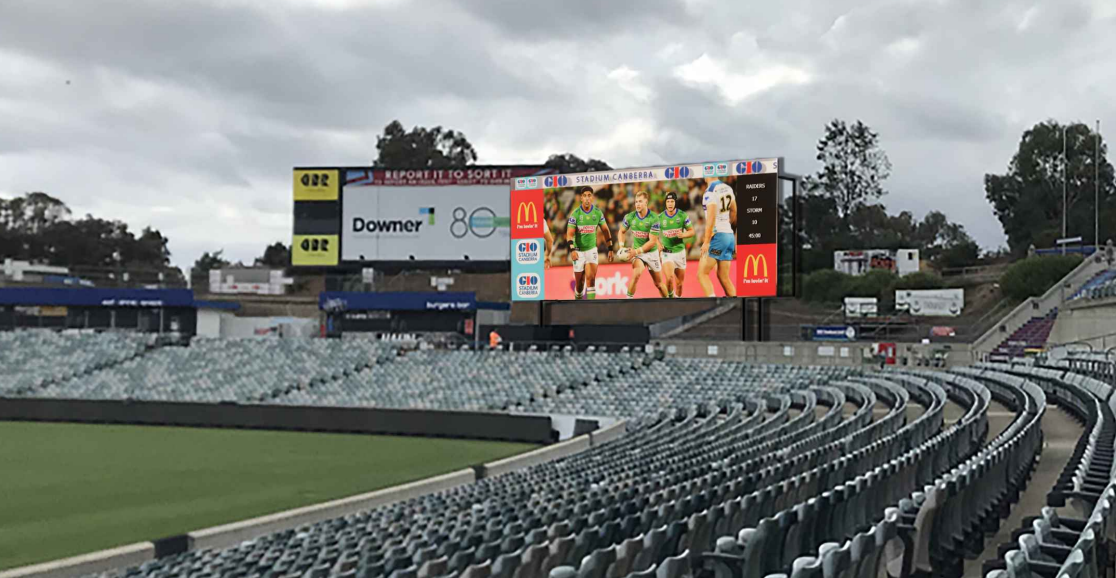 Canberra Stadium screen