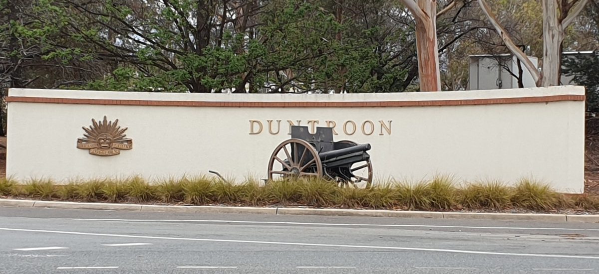 Duntroon gate