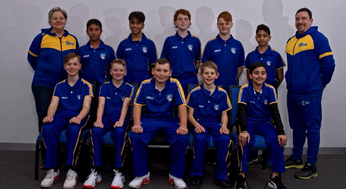 ACT U14 ACT Indoor Cricket Team