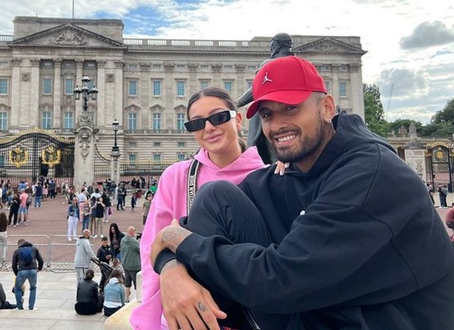 Nick Kyrgios and Costeen Harzi in London