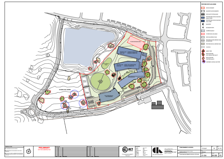 Draft plan for Strathnairn school 