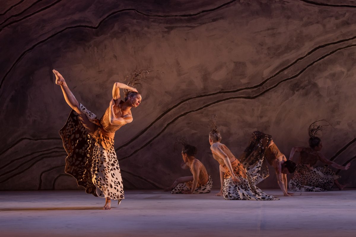 dancers on stage performing Terrain