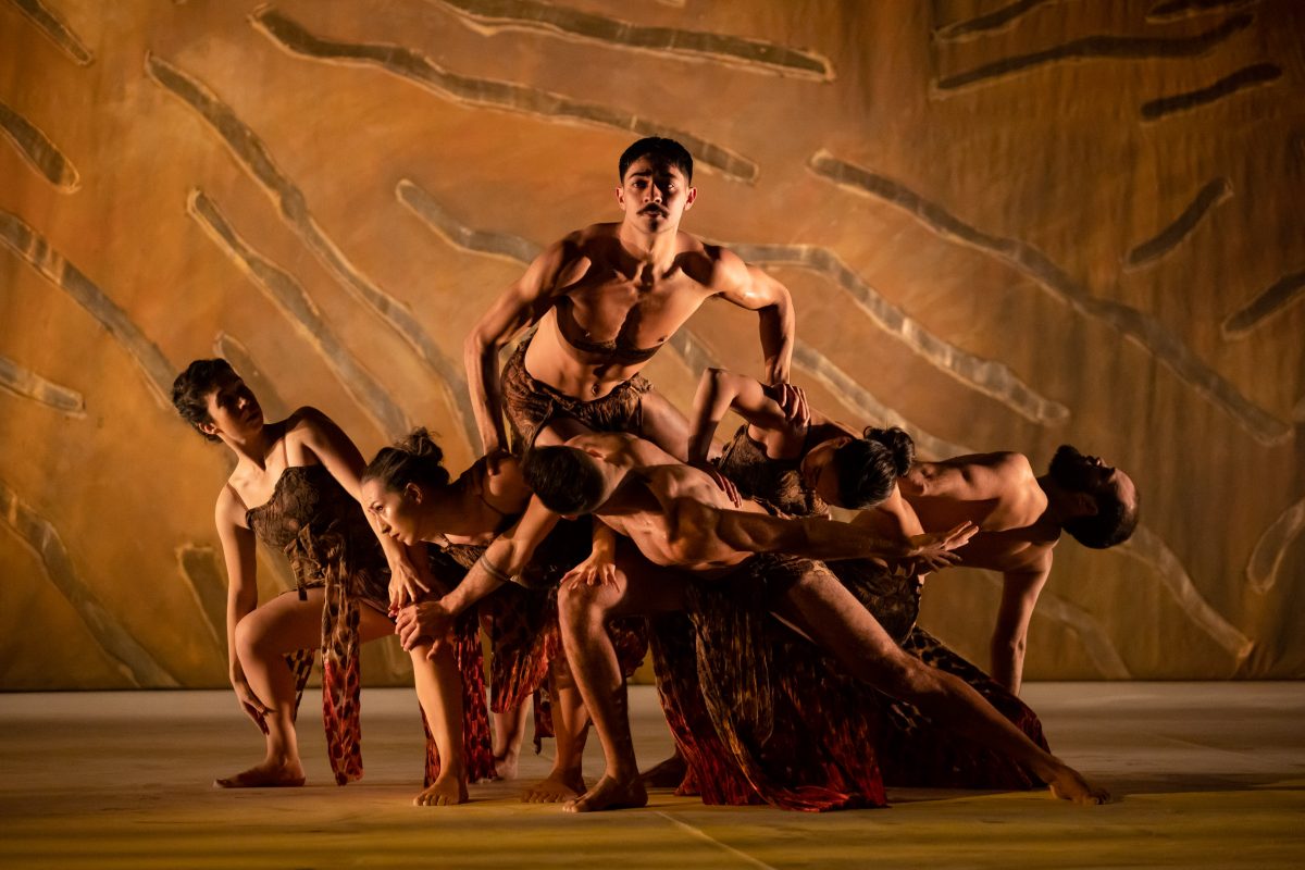 dancers on stage performing Terrain