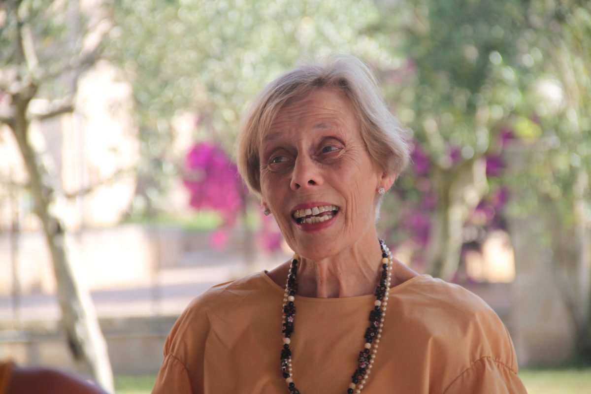 Oddfellows Hall owner Rosemary Hodgkinson smiling