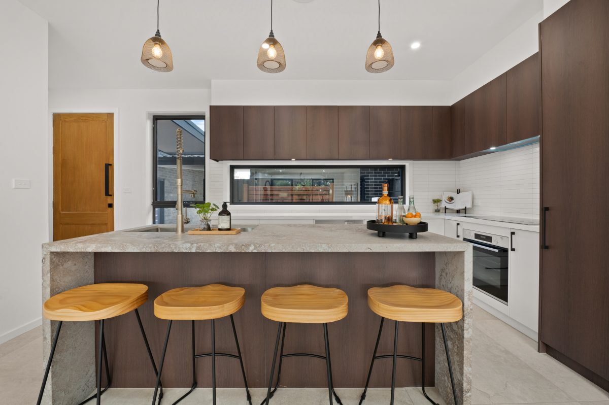 New townhouse kitchen