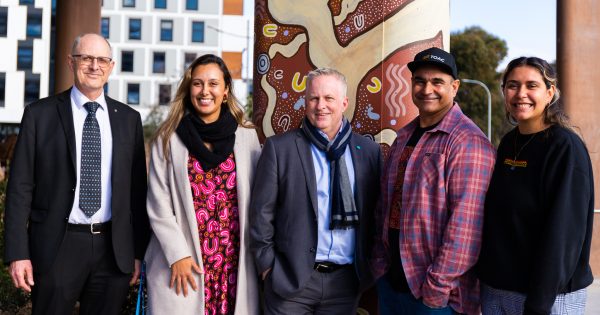 UC's Ngunnawal Centre pole art tells story of a more ancient university