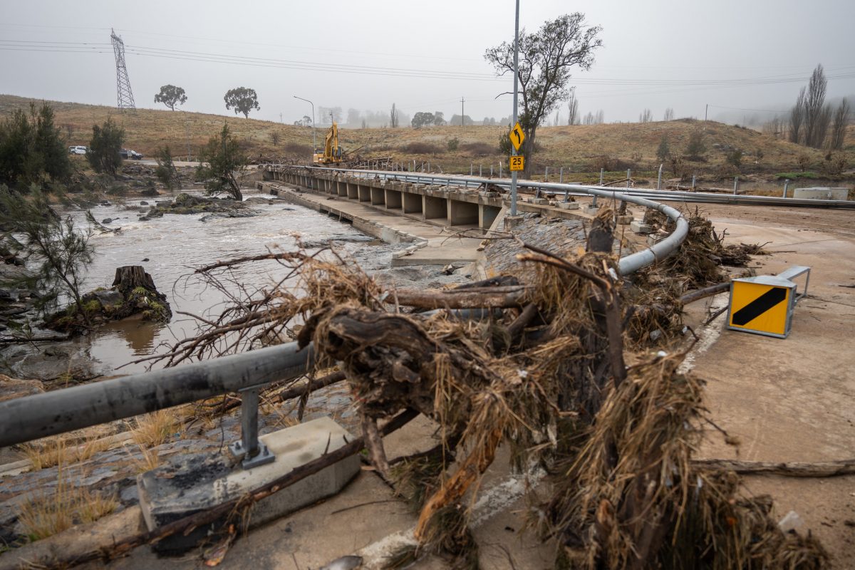 Contractor clears debris from Coppins Crossing