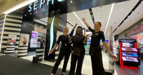 Sephora fans line up from 4 am as new Canberra store opens