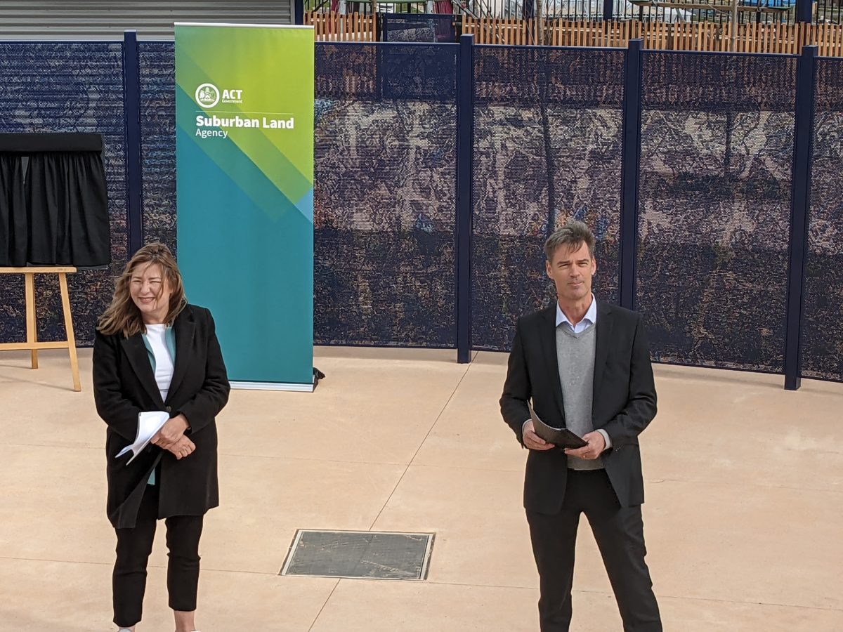 A new park in Whitlam boasts sustainable features