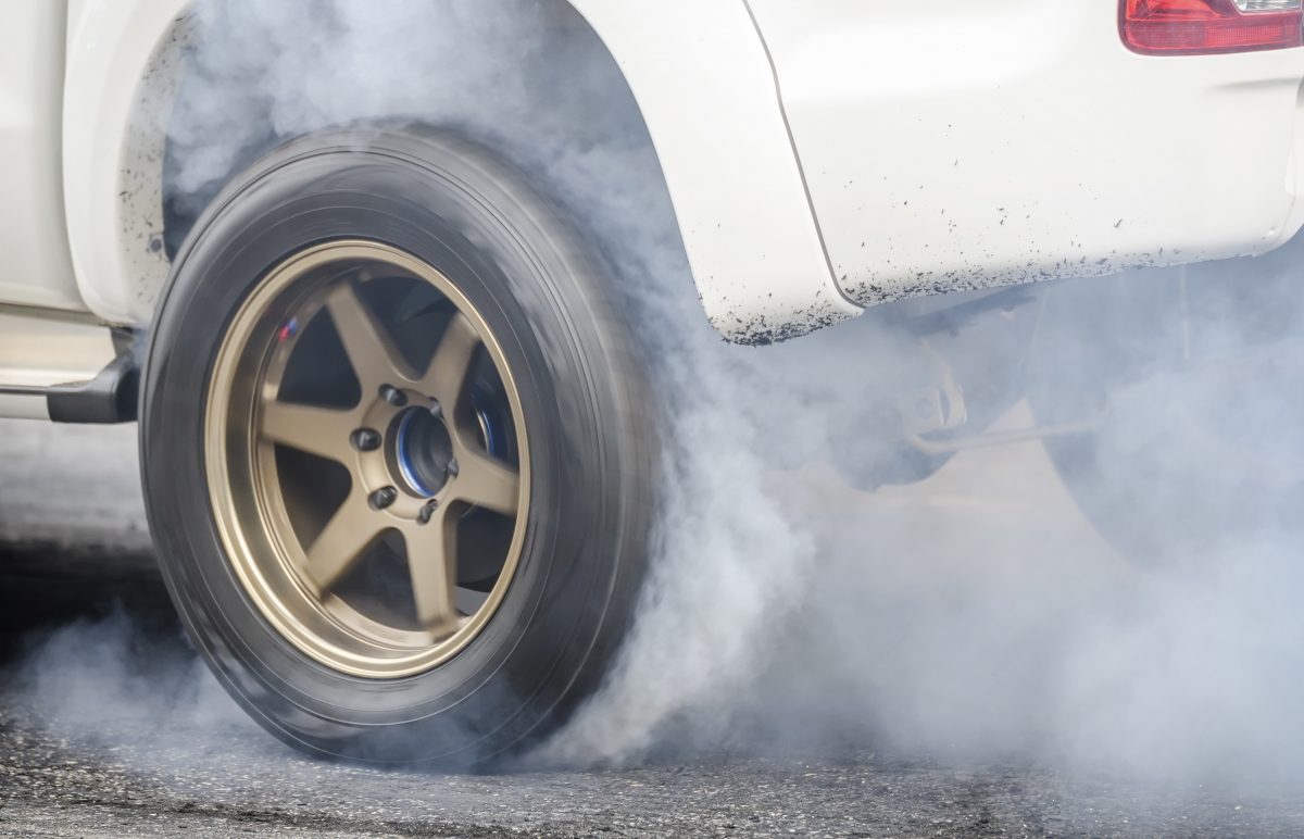 car burnout