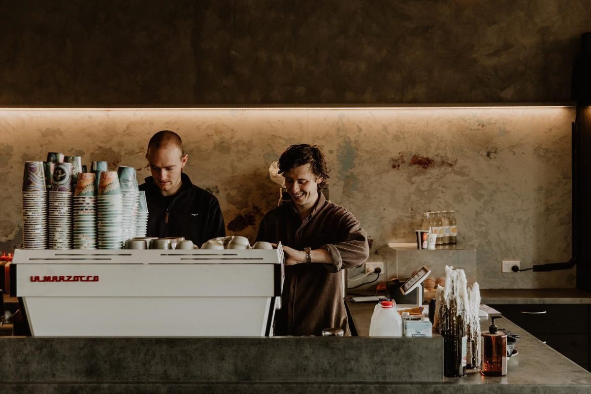 Two baristas