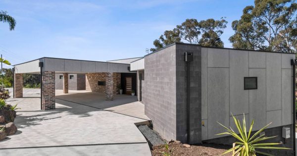 Stunningly unique home nestled among beaches and the bush