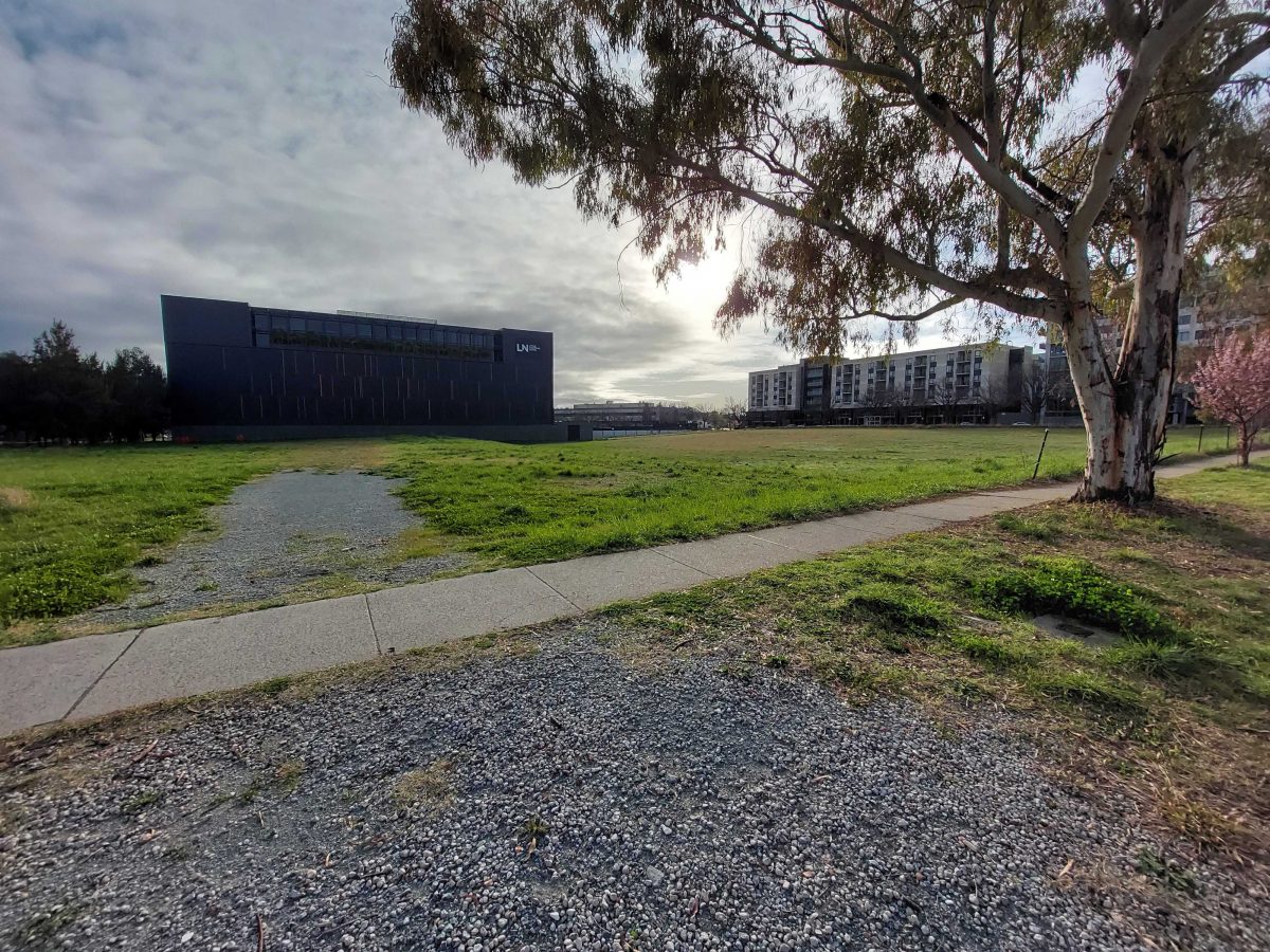 Vacant block of land.