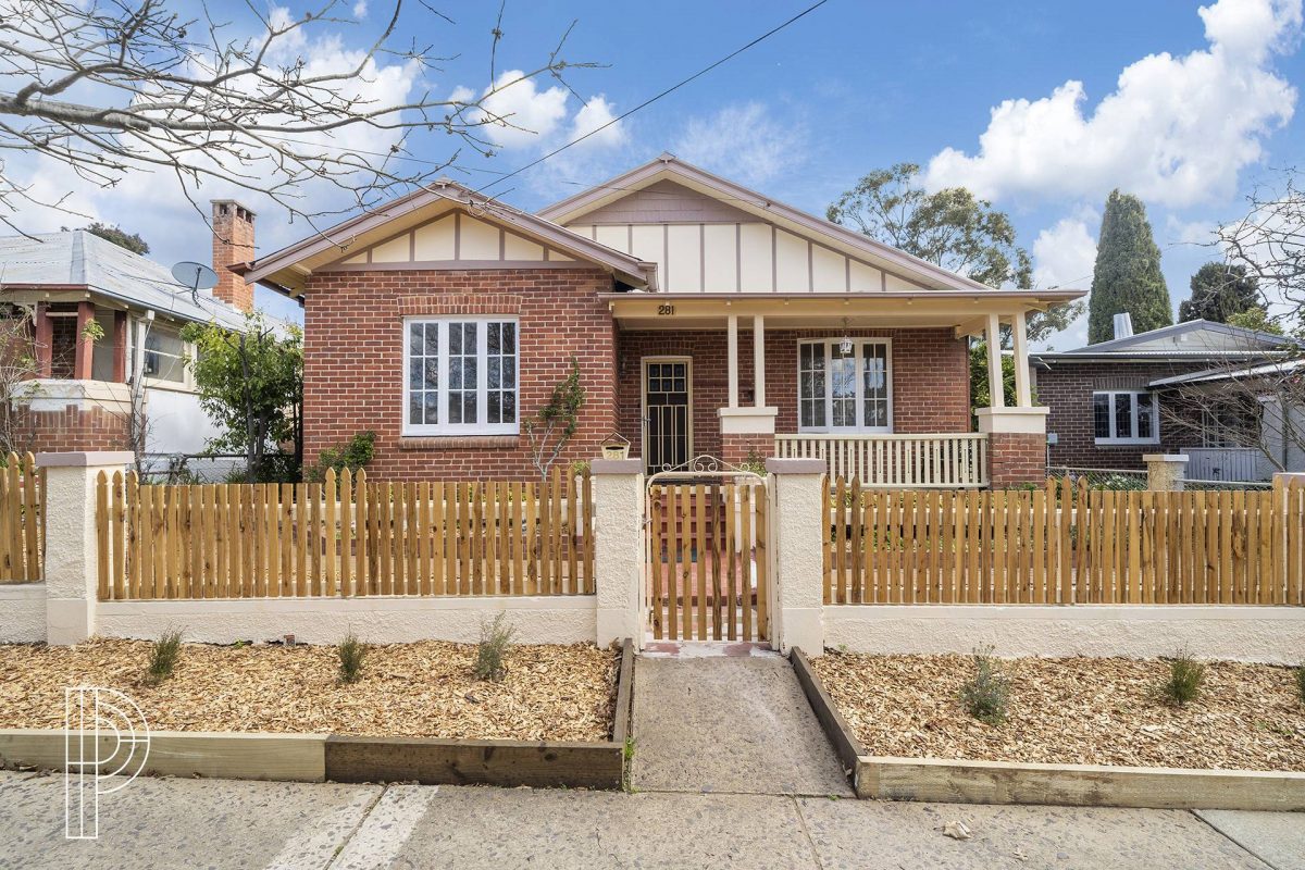 Cottage feel and full brick charm on Crawford street