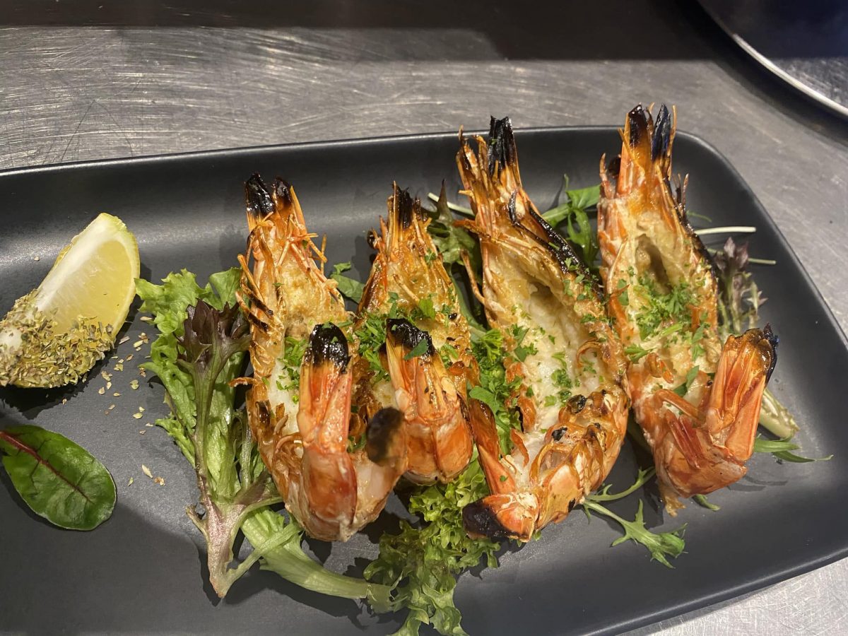 BBQ king prawns