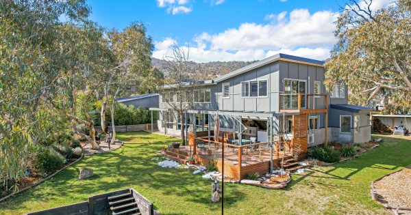 Tucked away and surrounded by trees in East Jindabyne