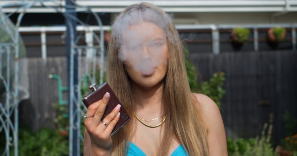 Candid shot of college years going 'up in smoke' finalist in photography competition