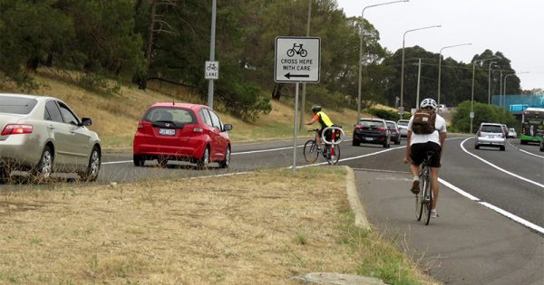 New call for separated cycleways on Cotter Road, Adelaide Avenue to make active travel safer