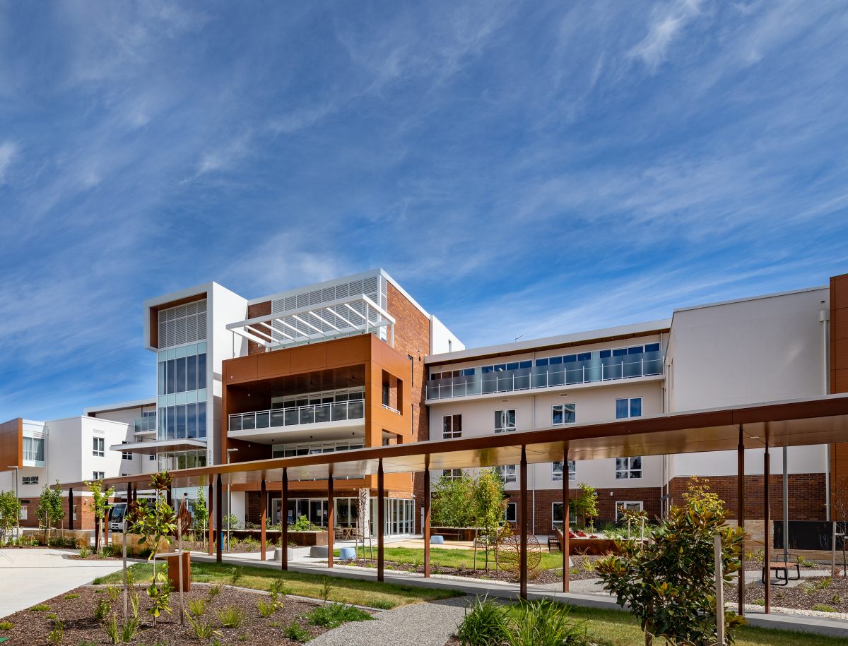 Exterior of Goodwin's George Sautelle House aged care facility