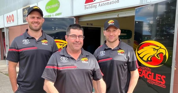 Gungahlin Eagles unveil dream team coaching line-up of McCaffrey, Giteau and Carey for 2023