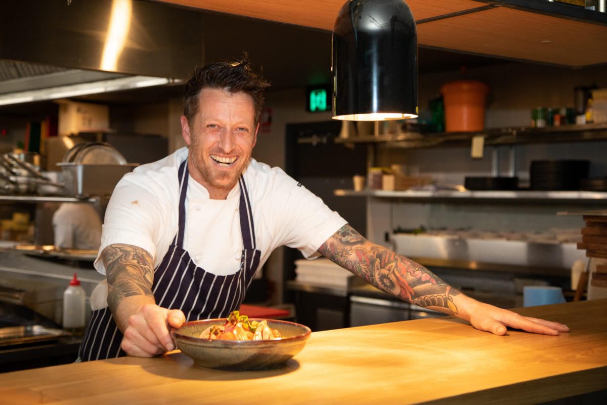 The Alby's head chef Joel Miller 