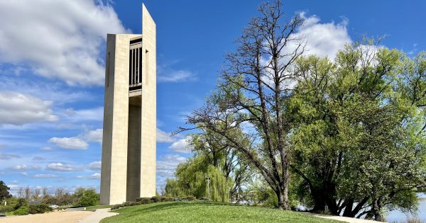 Scaffolding comes down from the National Carillon, but expect some 'changes' to how it sounds