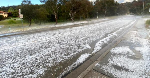 Fewer than 100 customers still without power 36 hours after South Canberra hailstorm