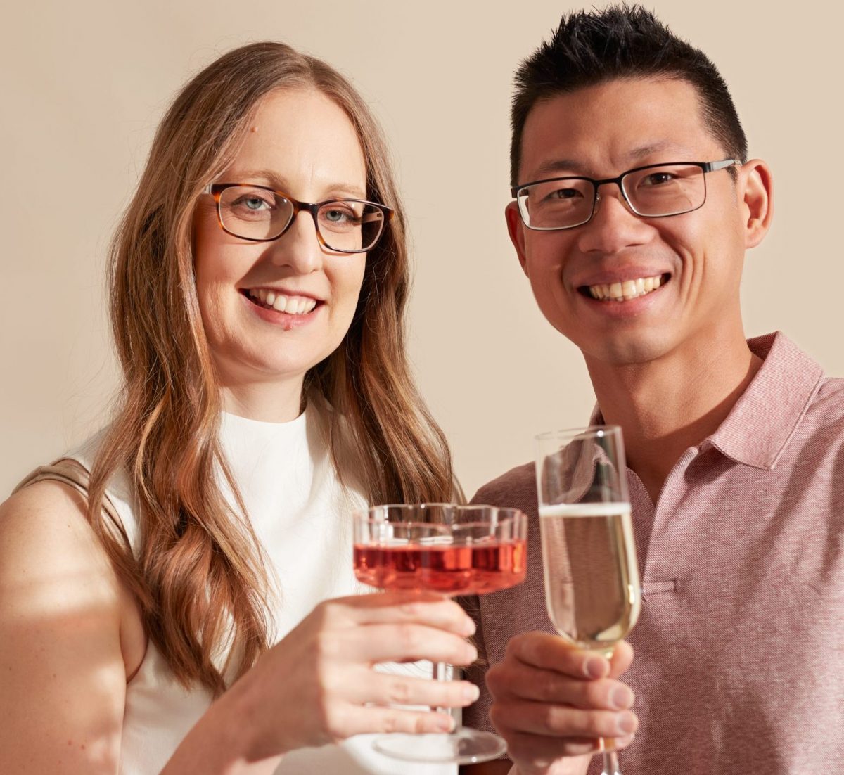 Co-founders of Altina Drinks Christina DeLay and Alan Tse