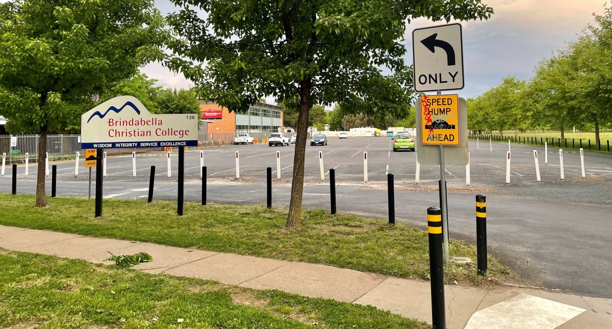 car park at Brindabella Christian College 