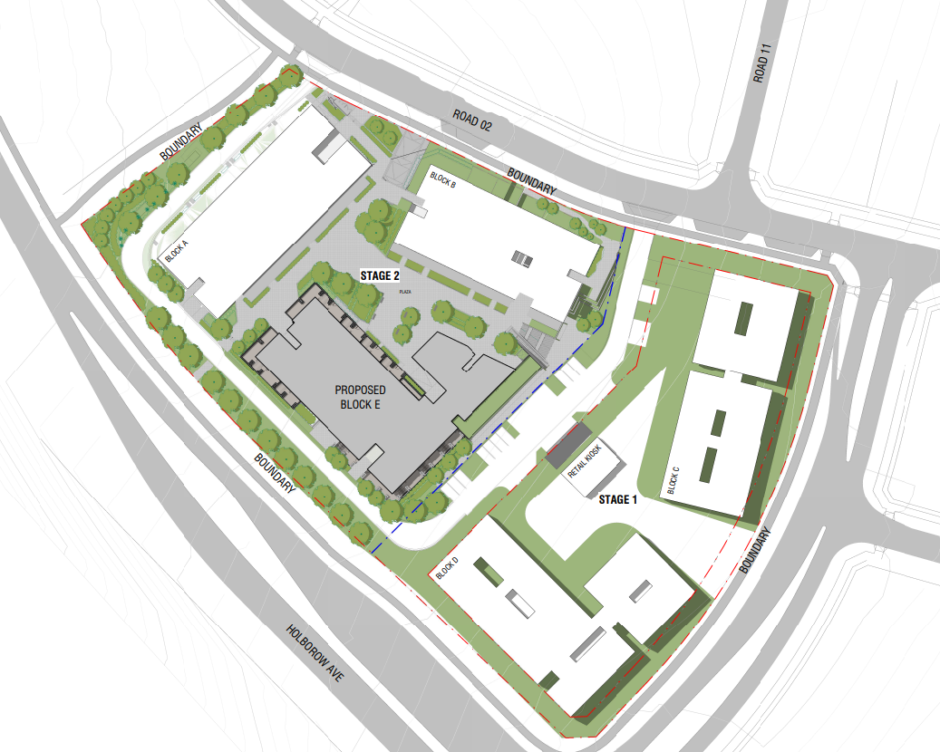 The Borough site plan