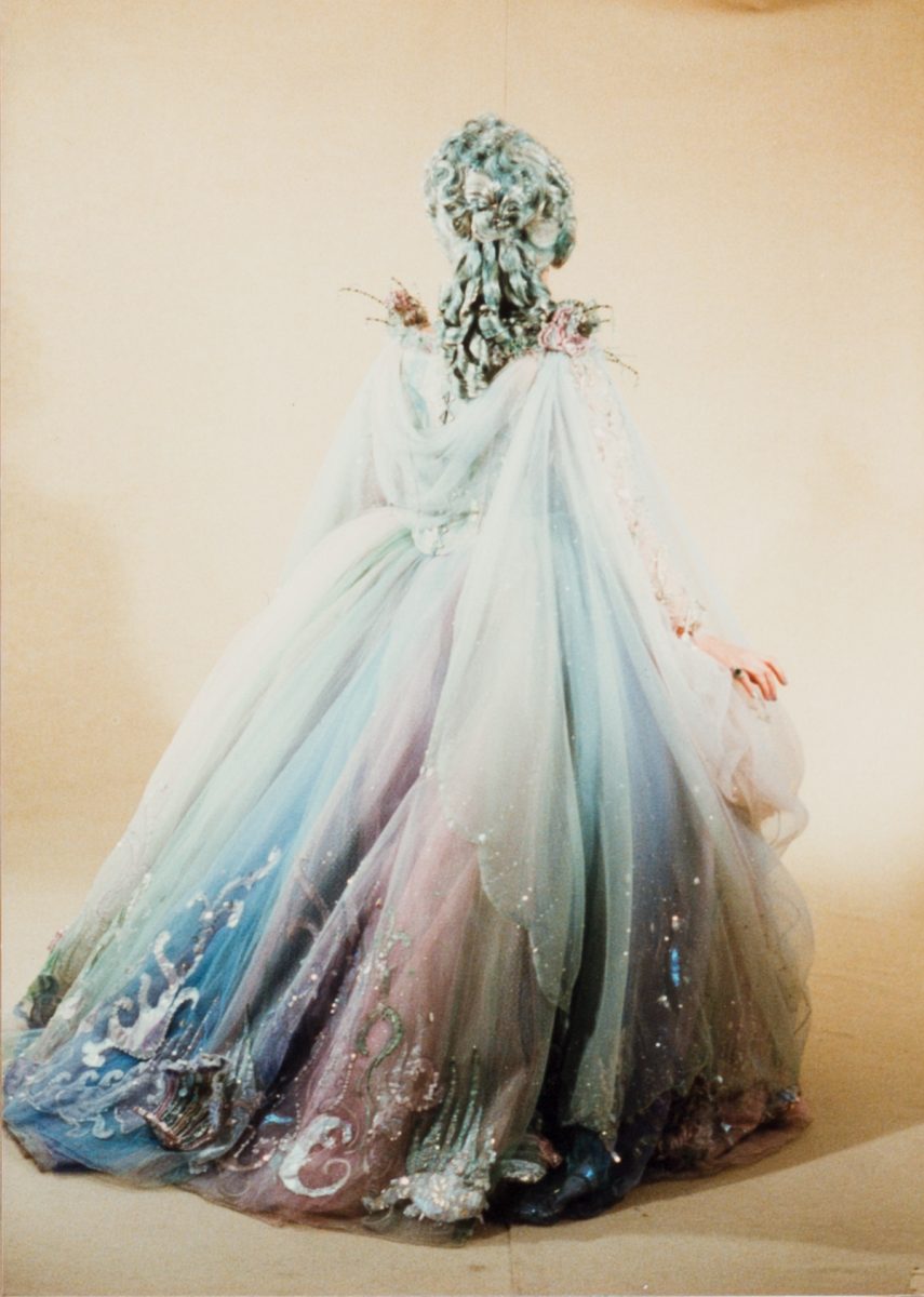 One of the costumes Dame Joan Sutherland wore when performing the role of Alcina for Opera Australia in 1983