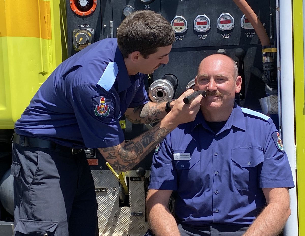 ACTF&R Recruit College 47 members shave off for Mo-vember