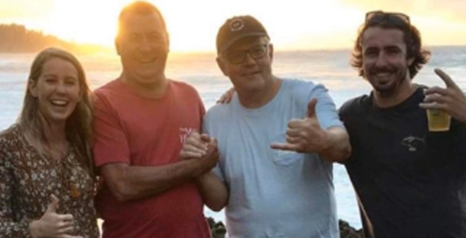 Scott Morrison in Hawaii