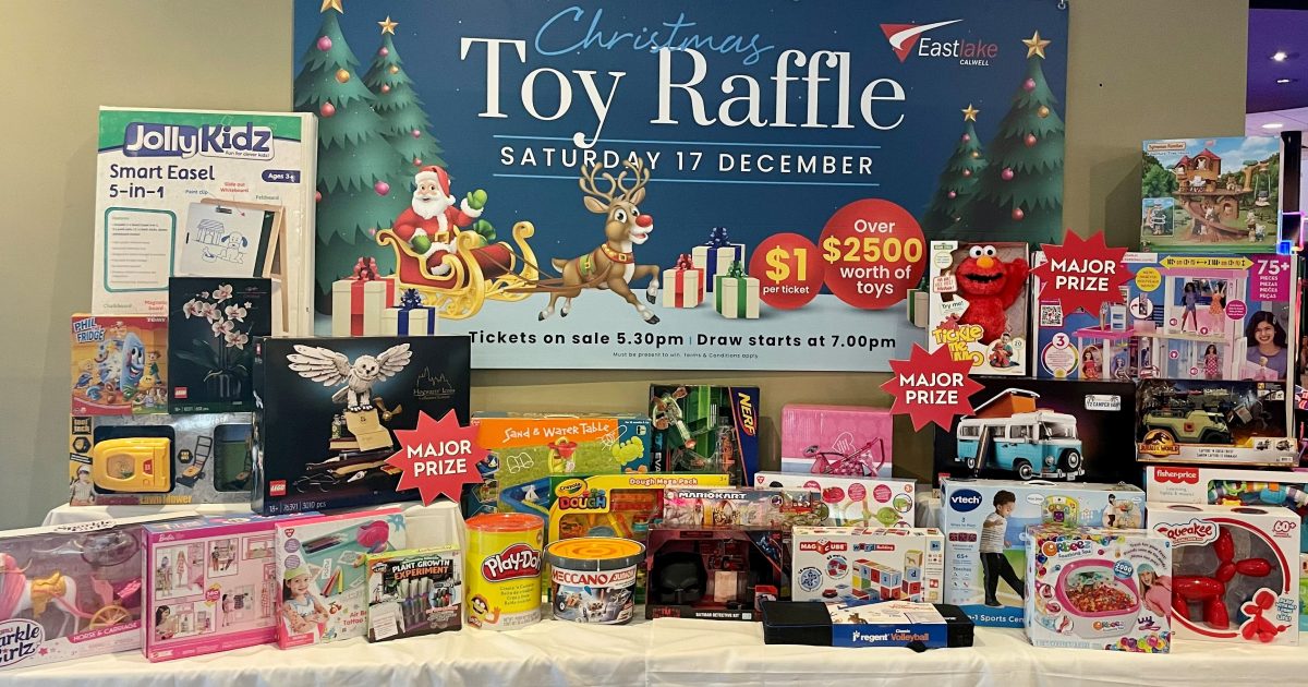 Christmas Toy Raffle at Eastlake Calwell Riotact