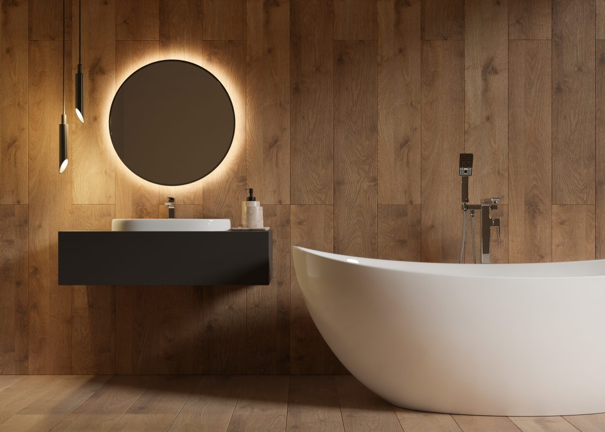 bathtub and basin