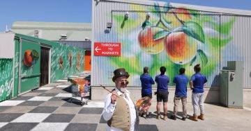 You like them apples? Belconnen Fresh Fruit Market's side entrance gets a makeover