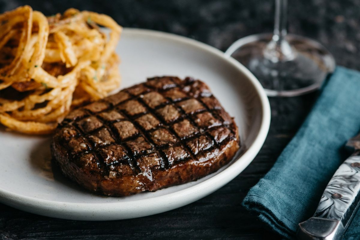 Wagyu rib-eye steak