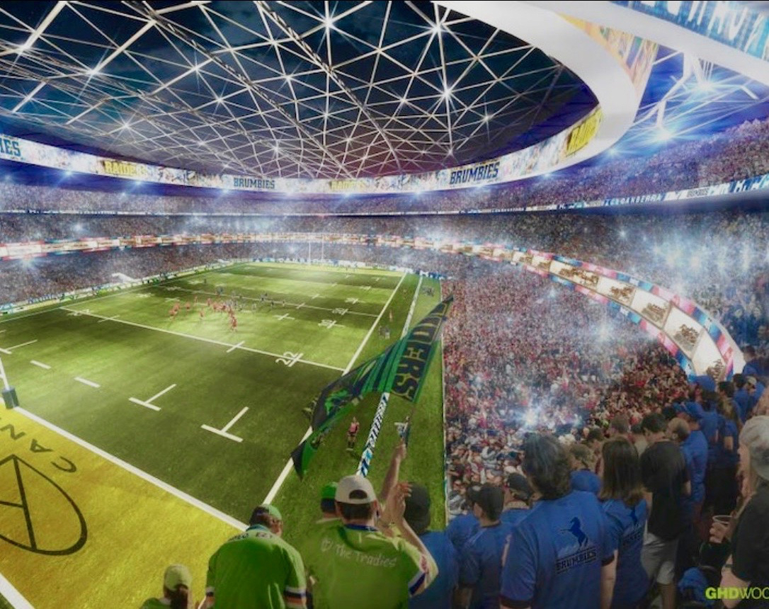 Imagining the new Civic stadium. Photo: GHDWoodhead.