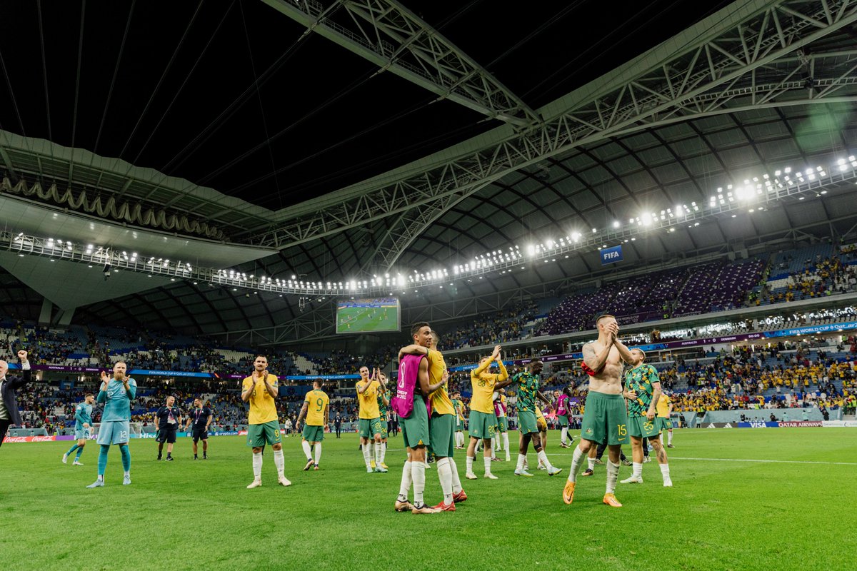 Socceroos celebrate