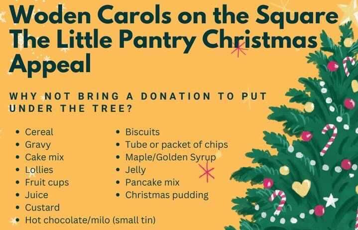 item list for The Little Pantry Christmas Appeal