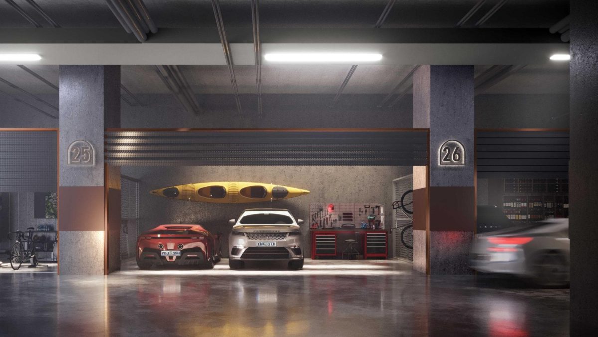 Car park render